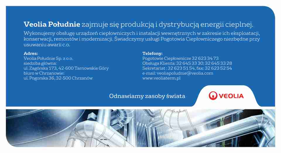Veolia Południe Sp. z .o.o. biuro w Chrzanowie - elektrociepłownia CHRZANÓW elektrociepłownia CHRZANÓW